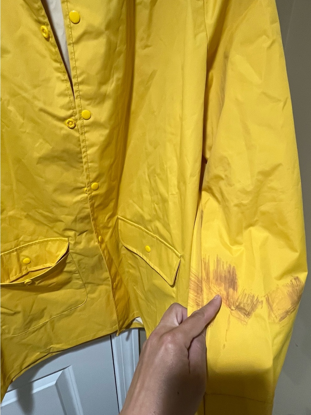 IT Movie Georgie Denbrough Yellow Raincoat Costume Kids Large Cosplay Jacket - Picture 3 of 10